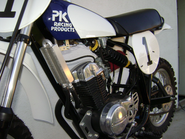 Side View Of PK Motorcycle