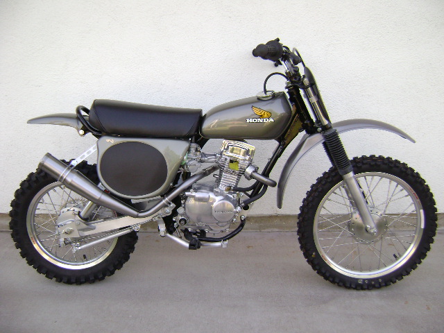 Honda xr75 deals dg exhaust